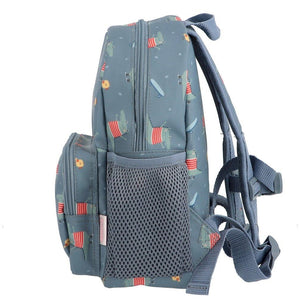 mochila infantil cocodrilo