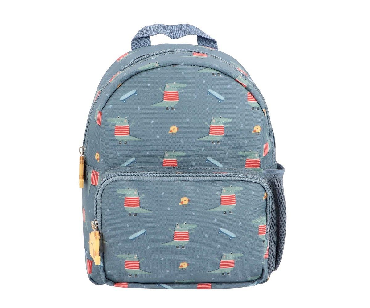 mochila infantil cocodrilo