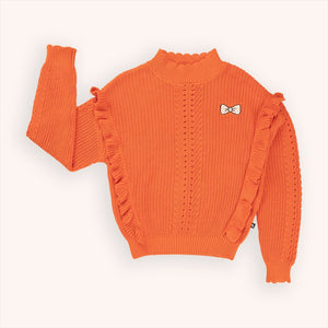 Jersey naranja volantes