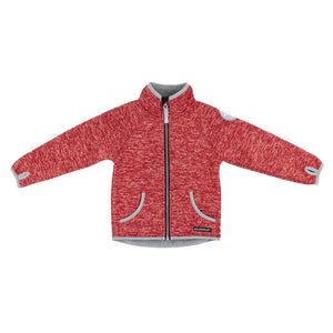 Chaqueta polar roja