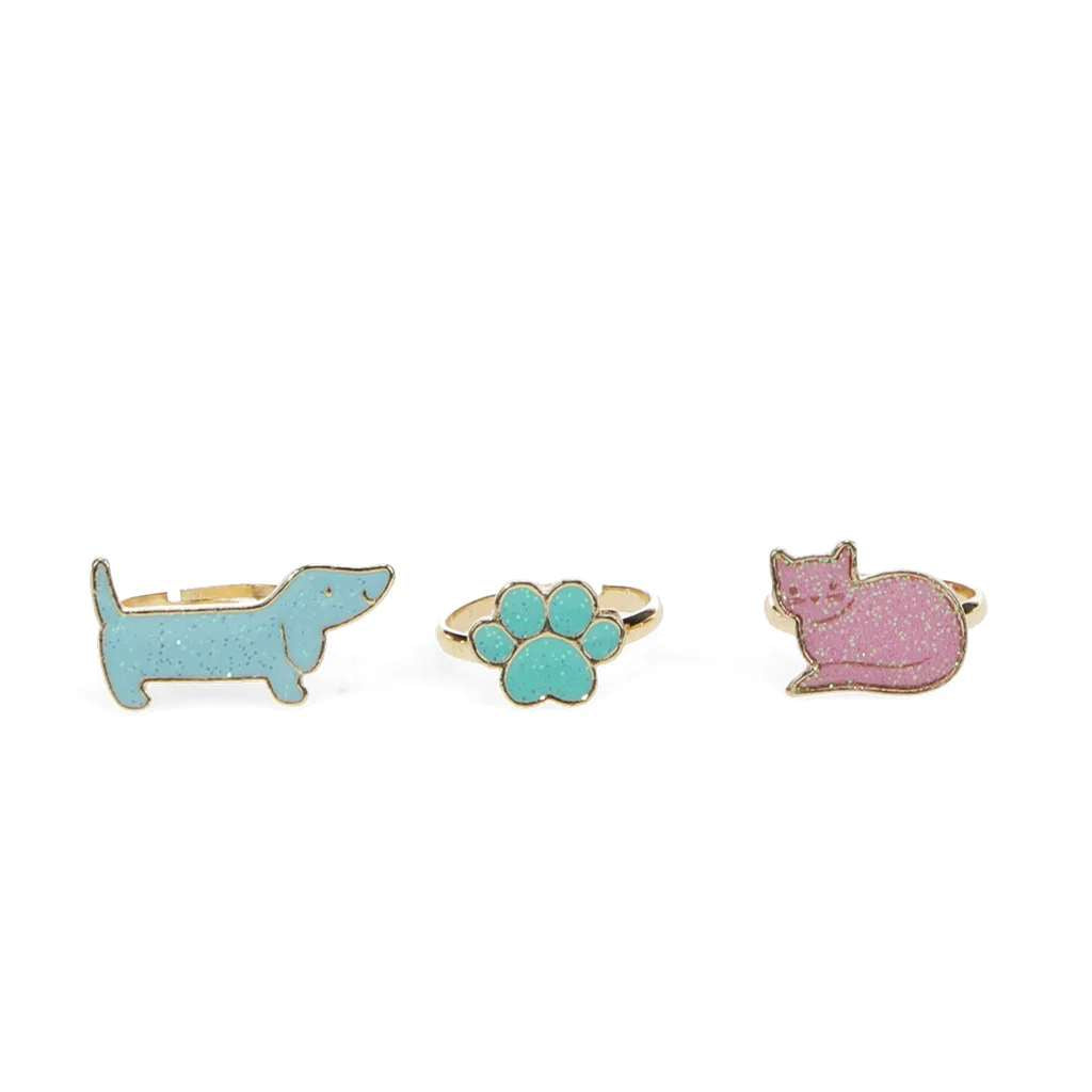 anillos perro - set de 3