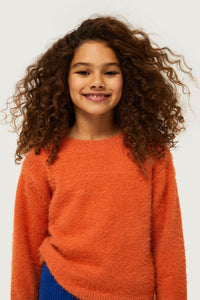 knitted sweater orange