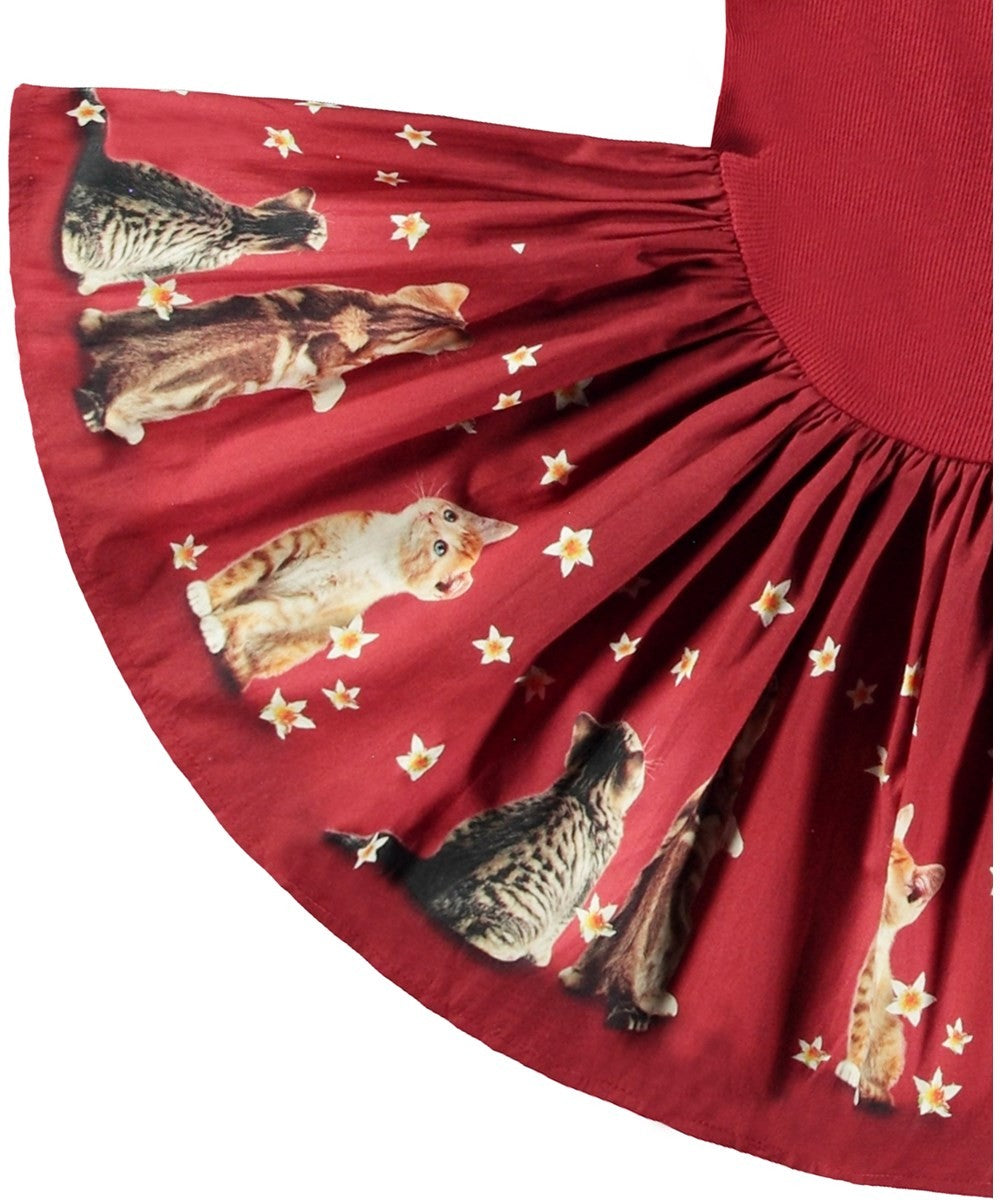 vestido candi gatos