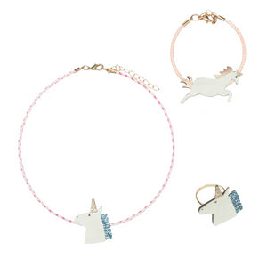 set joyería unicornio