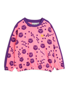 sudadera rosa gatos