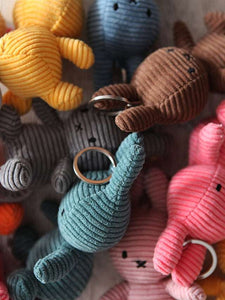 miffy charm llavero pana azul aviador