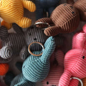 miffy charm llavero pana azul aviador