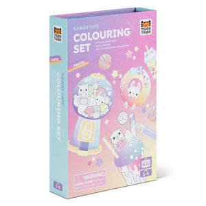 set para colorear kawaii pastel