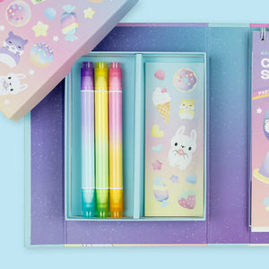 set para colorear kawaii pastel