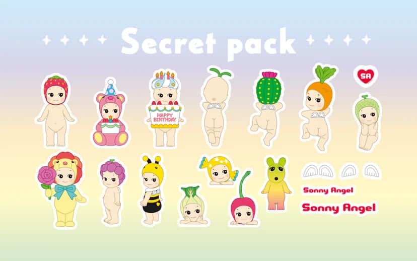 sonny angel sticker pack 2