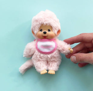 monchhichi colourful beanies rosa 14 cm