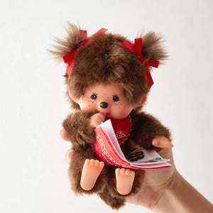 monchhichi leyendo 20 cm