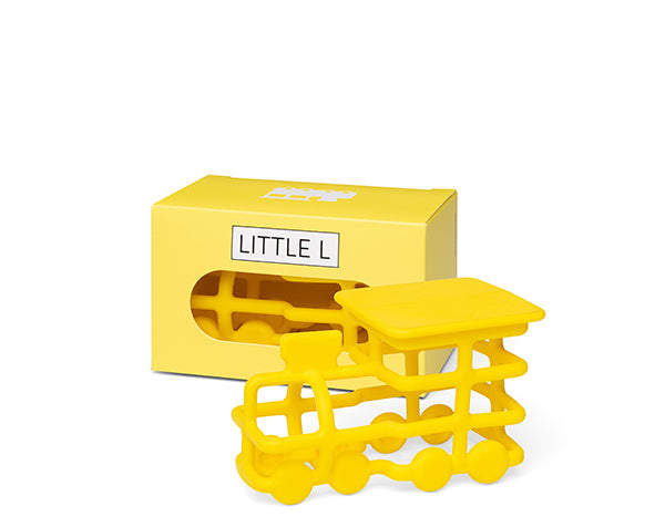 Mordedor tren amarillo