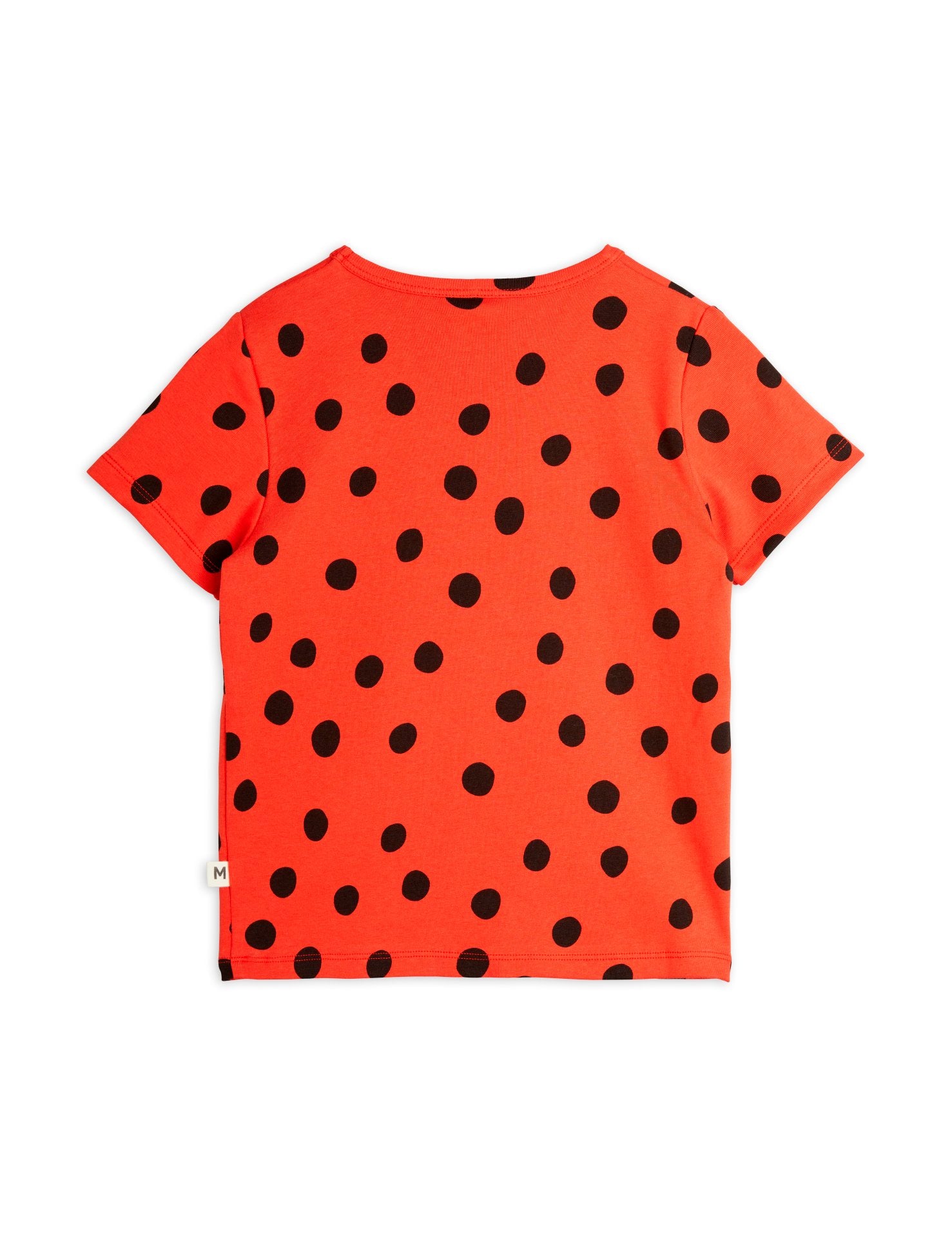 Camiseta roja puntos mini rodini