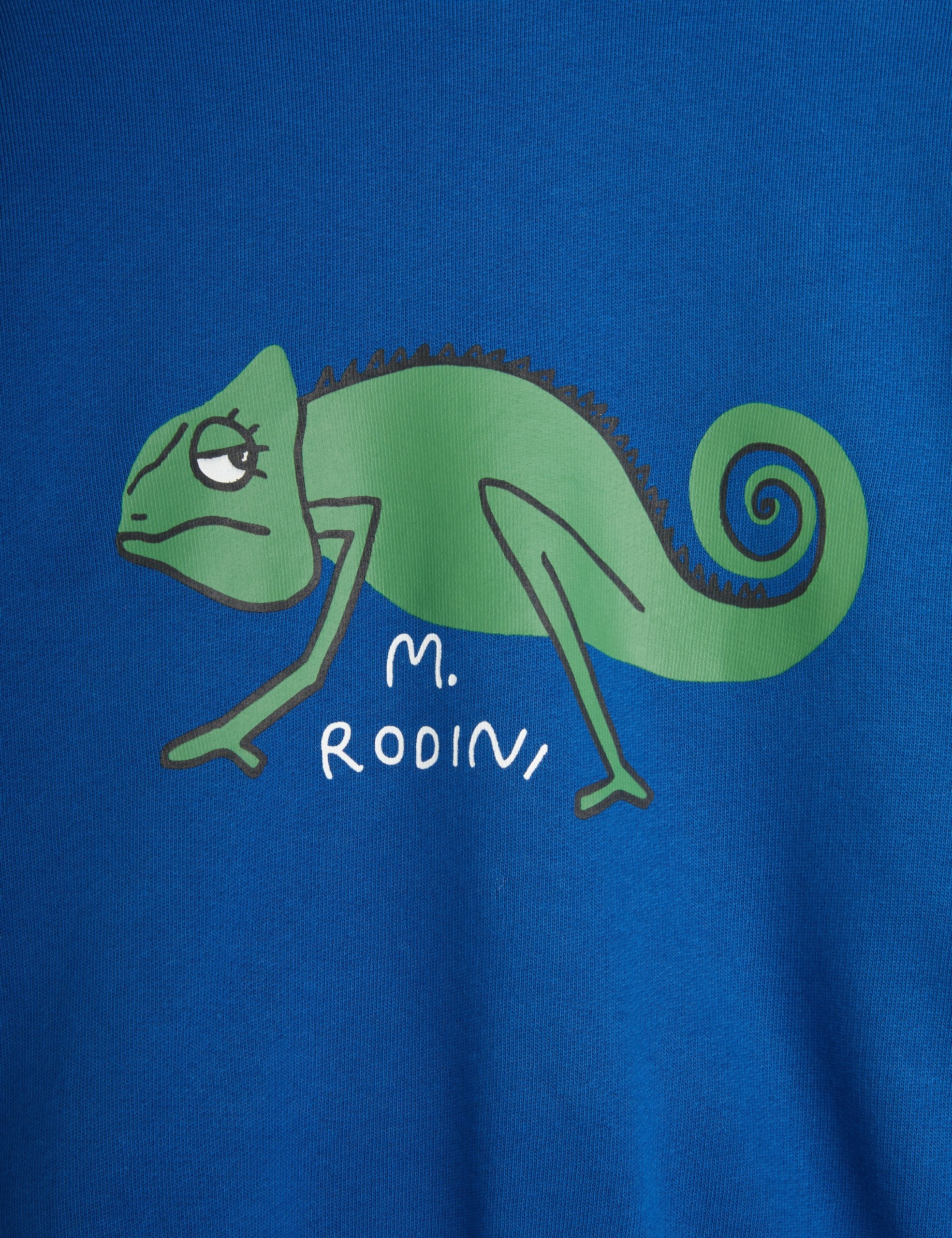 Sudadera azul lagarto mini rodini