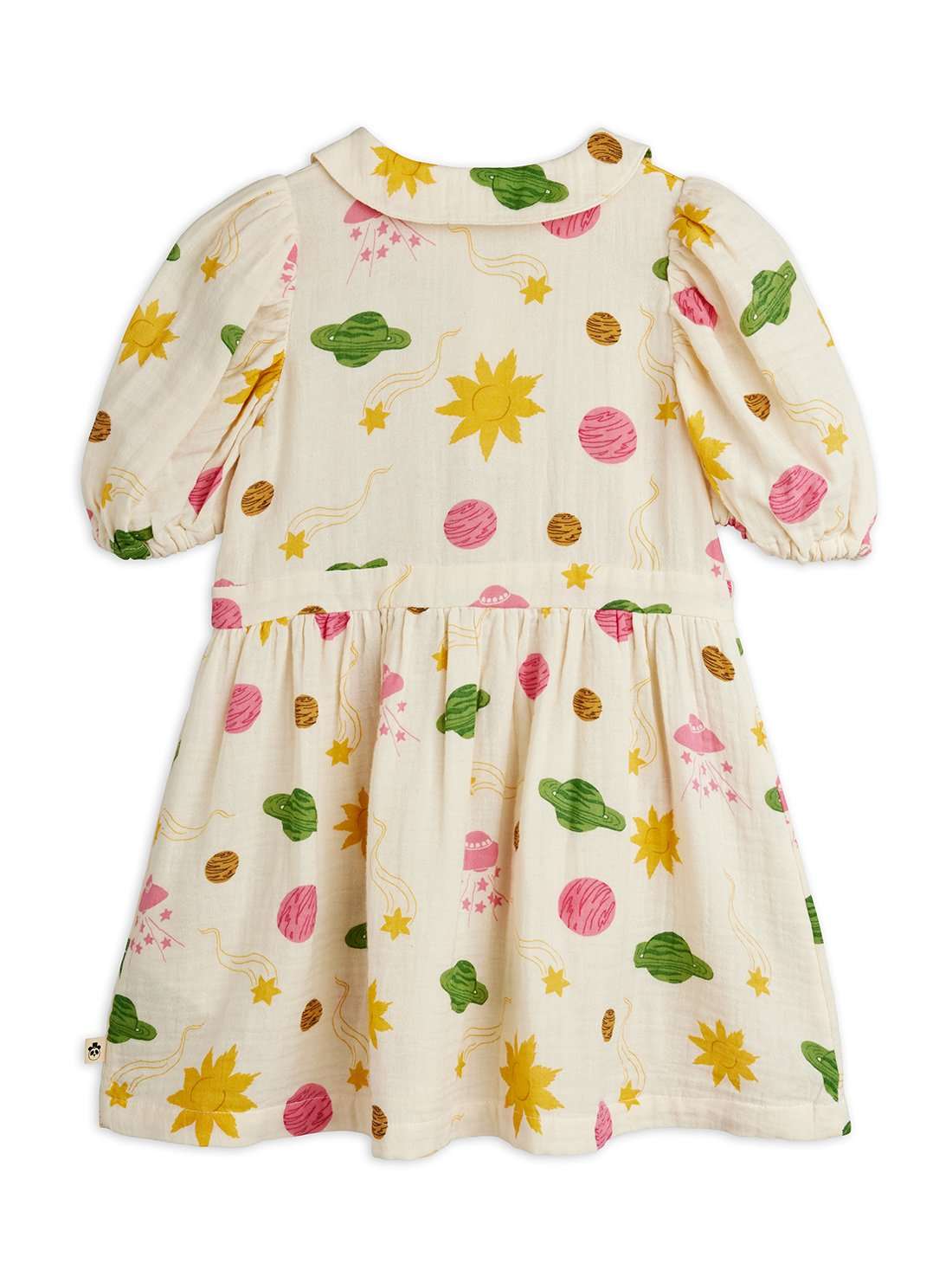 Vestido vuelo estampado espacio