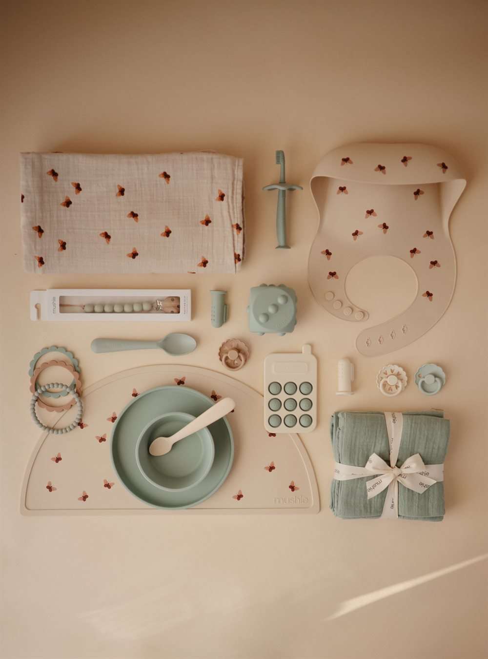 muselina orgánica mariposas