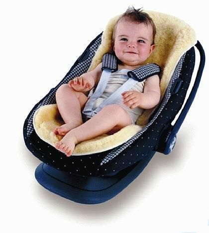 Universal merino wool stroller cover