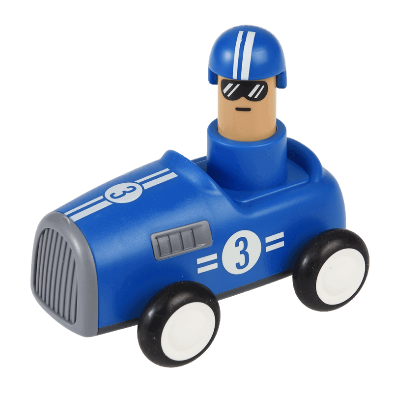 Coche de carreras azul