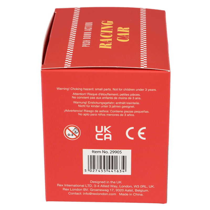 Coche de carreras azul