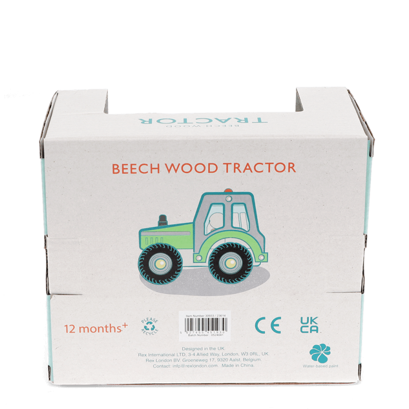 tractor de madera