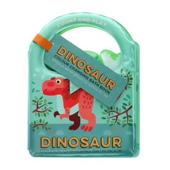 Libro de baño dino rojo