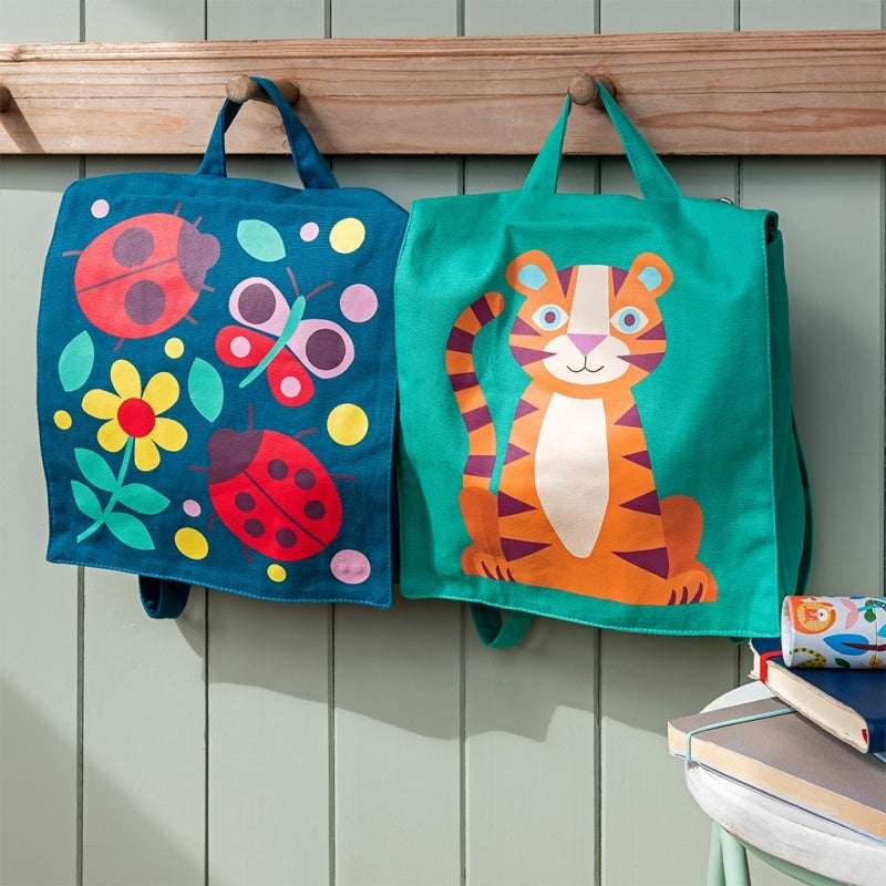 Mochila infantil mariquitas