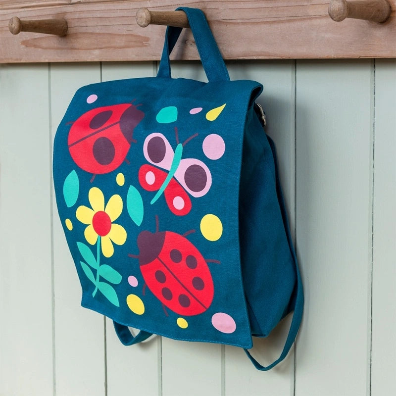 Mochila infantil mariquitas