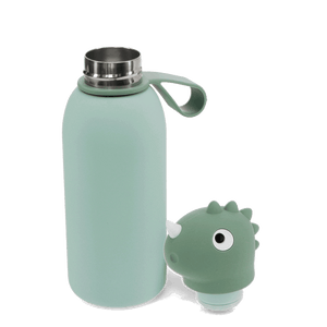 botella acero térmica cabeza de dino