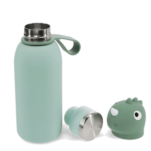 botella acero térmica cabeza de dino