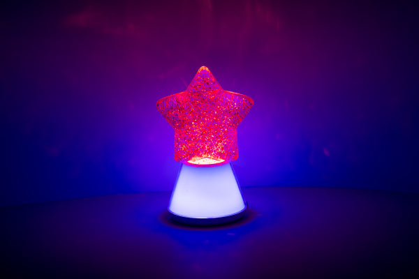 Lámpara Magic Glow Star Glitter