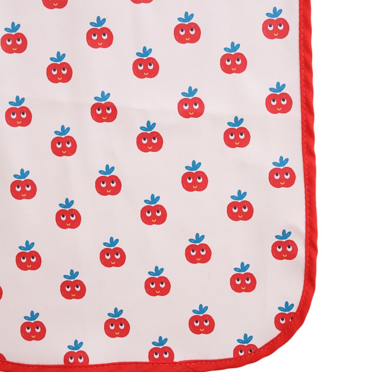 Babero impermeable cuello elástico manzanas
