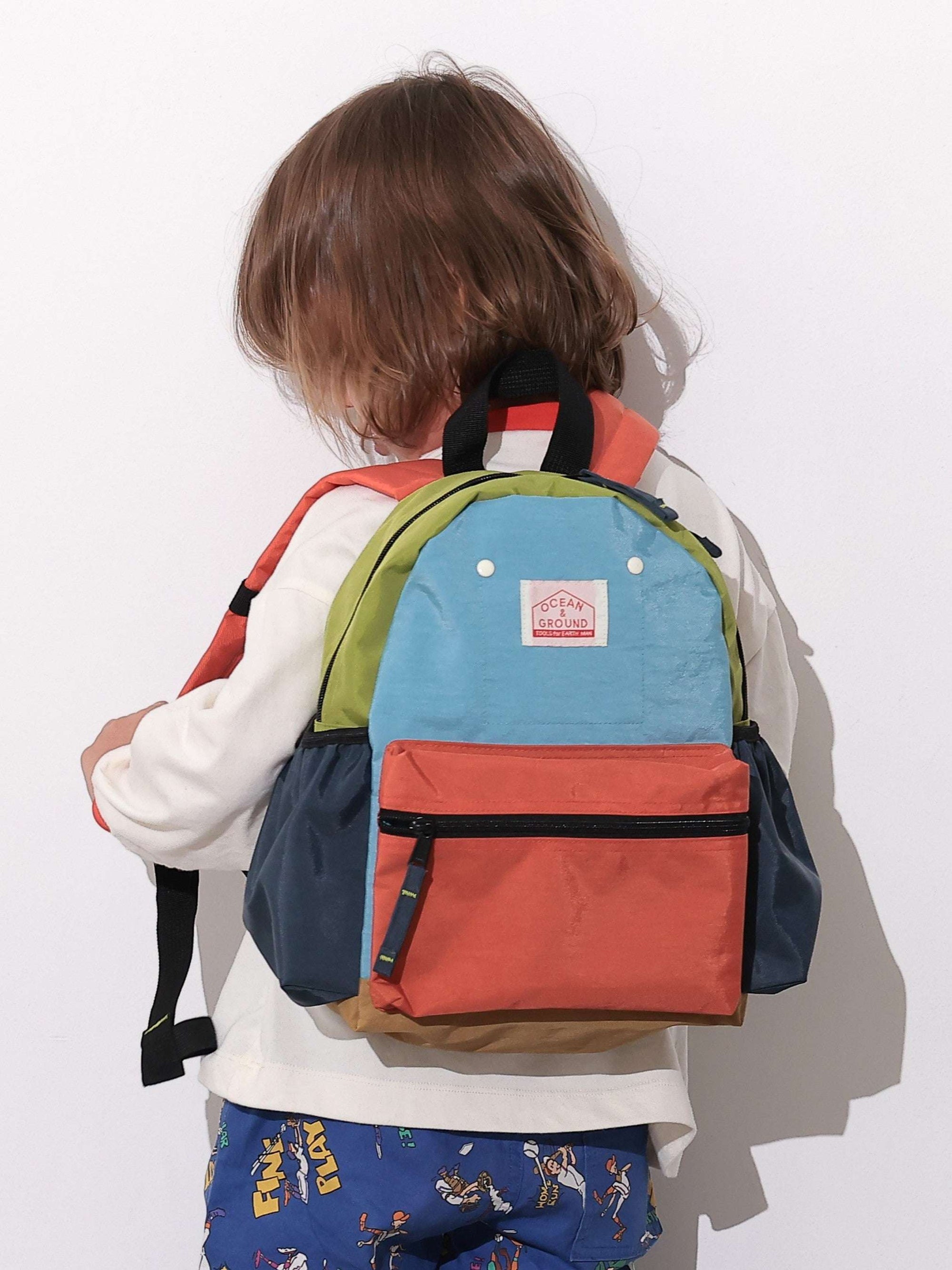 Mochila Multi Azul Claro + Lima