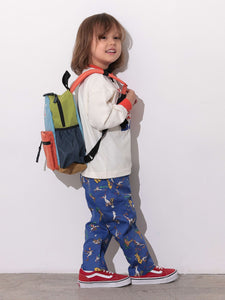 Mochila Multi Azul Claro + Lima
