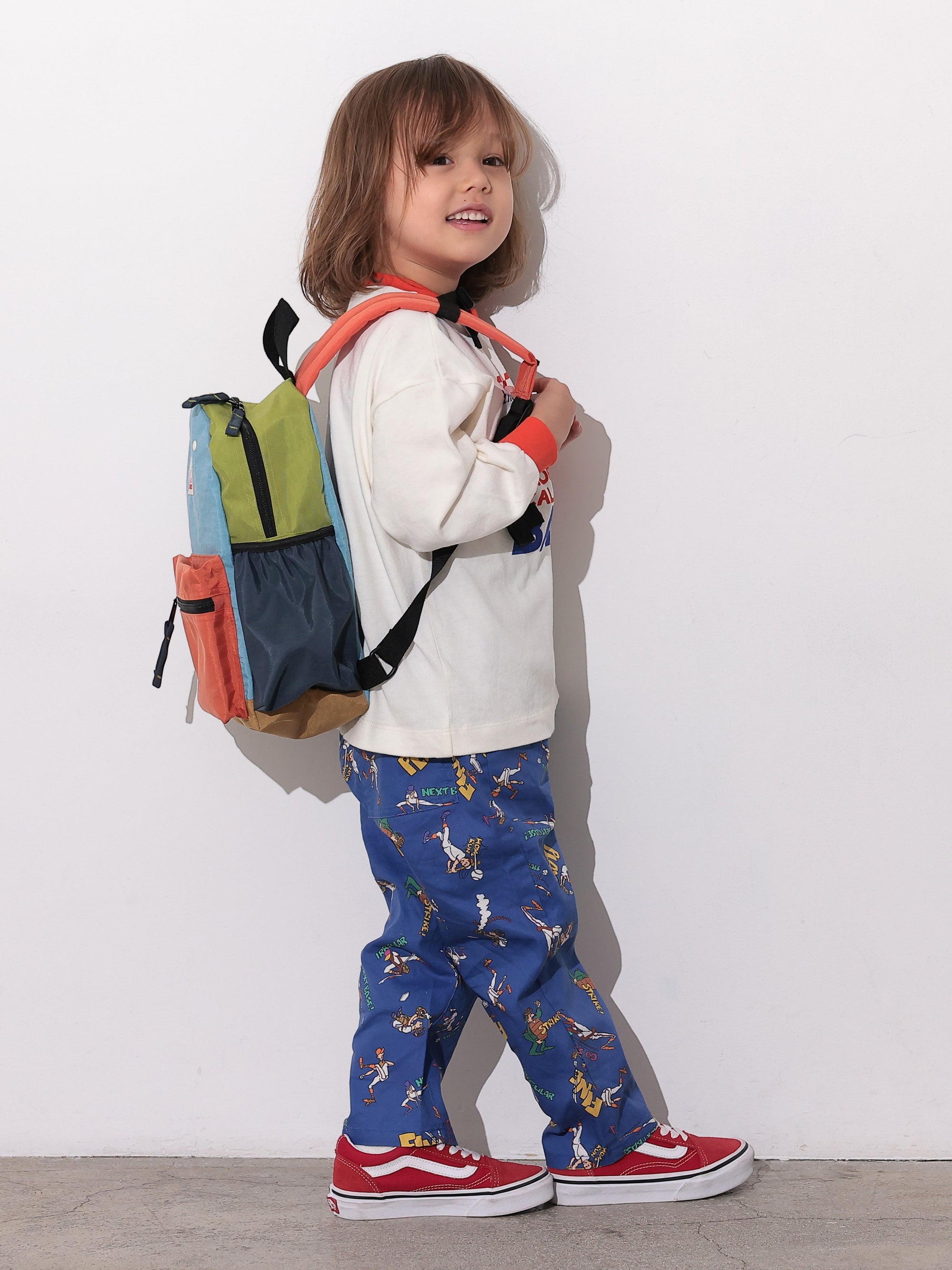 Light Blue + Lime Multi Backpack