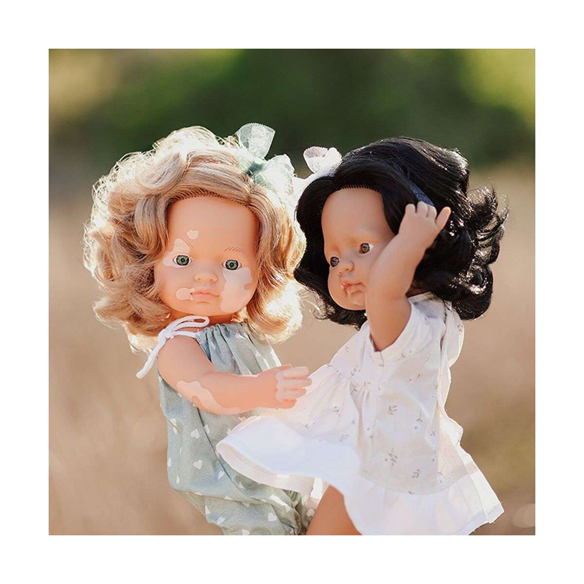 Muñeca con vitíligo 38cm