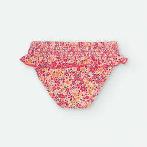 Braguita de baño flores liberty rojo