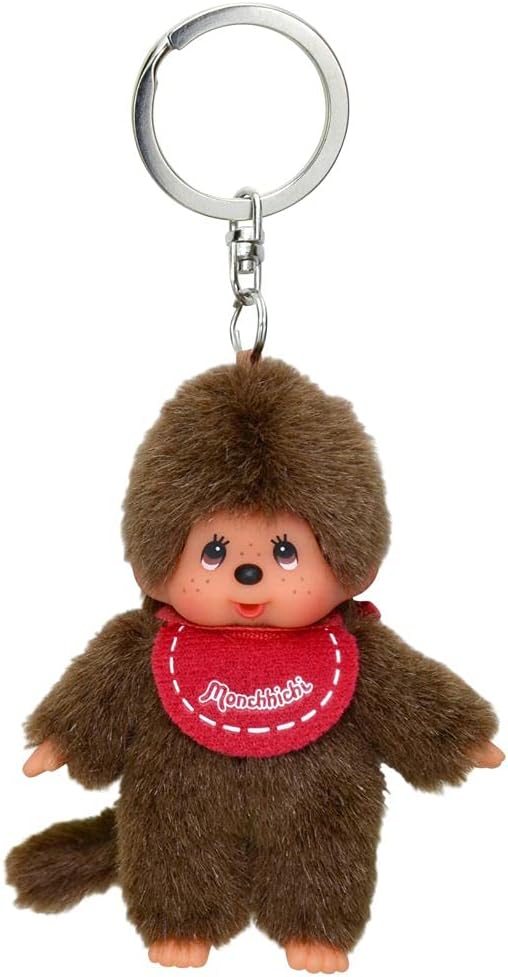 monchhichi llavero babero rojo