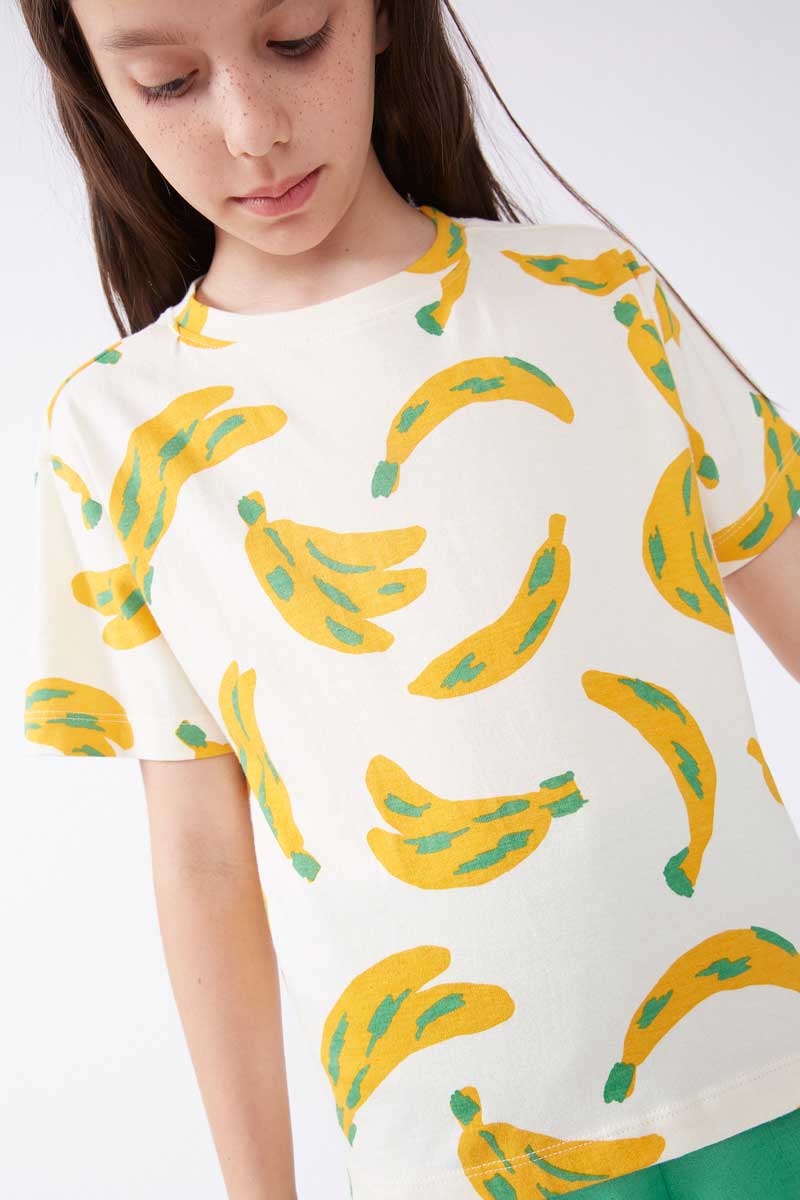 Camiseta estampado bananas