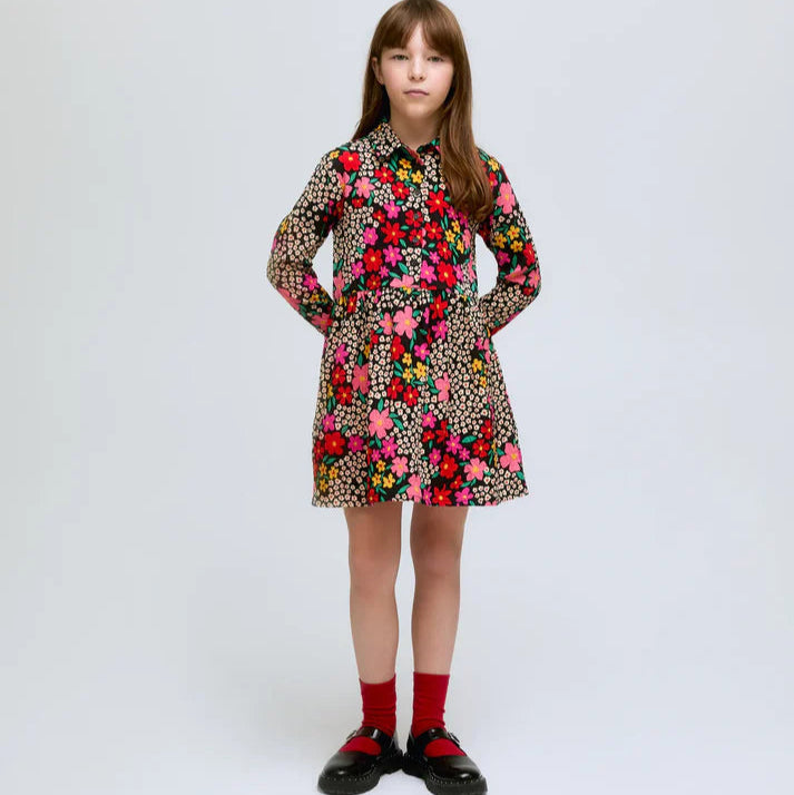 Vestido camisero Flores Giardino