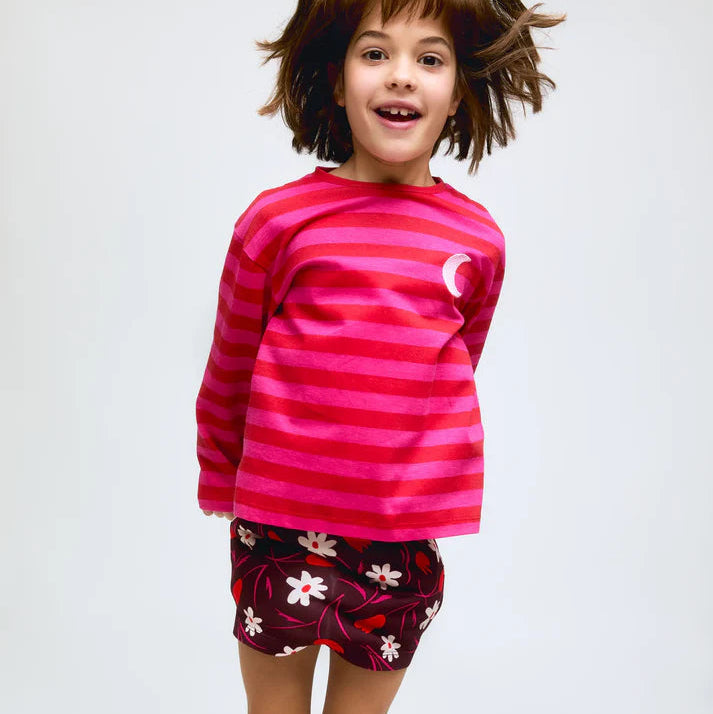 short floral print dress