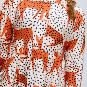 Vestido Estampado Gatos