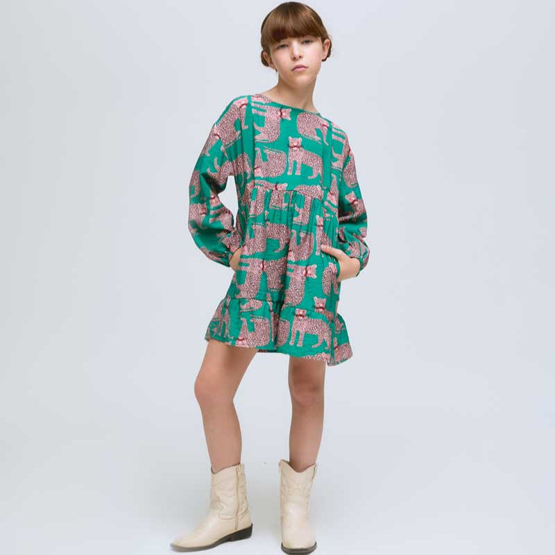 Vestido estampado Leopardos