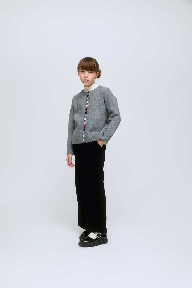 Black corduroy pants