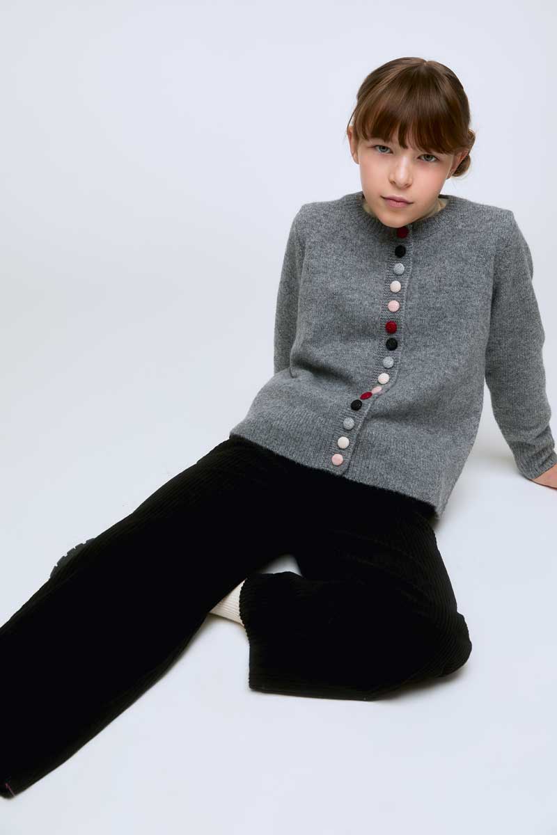 Black corduroy pants