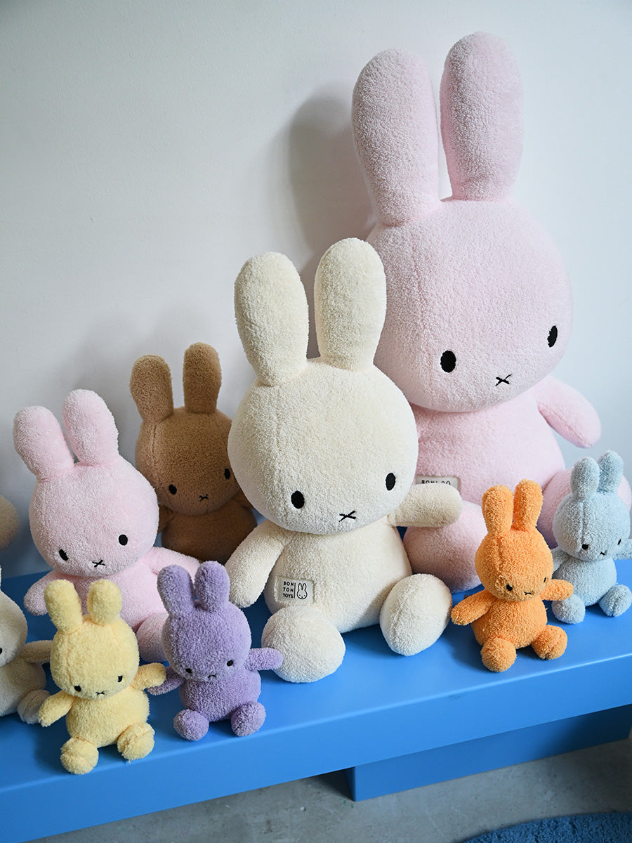 Peluche Miffy terry 23cm azul claro