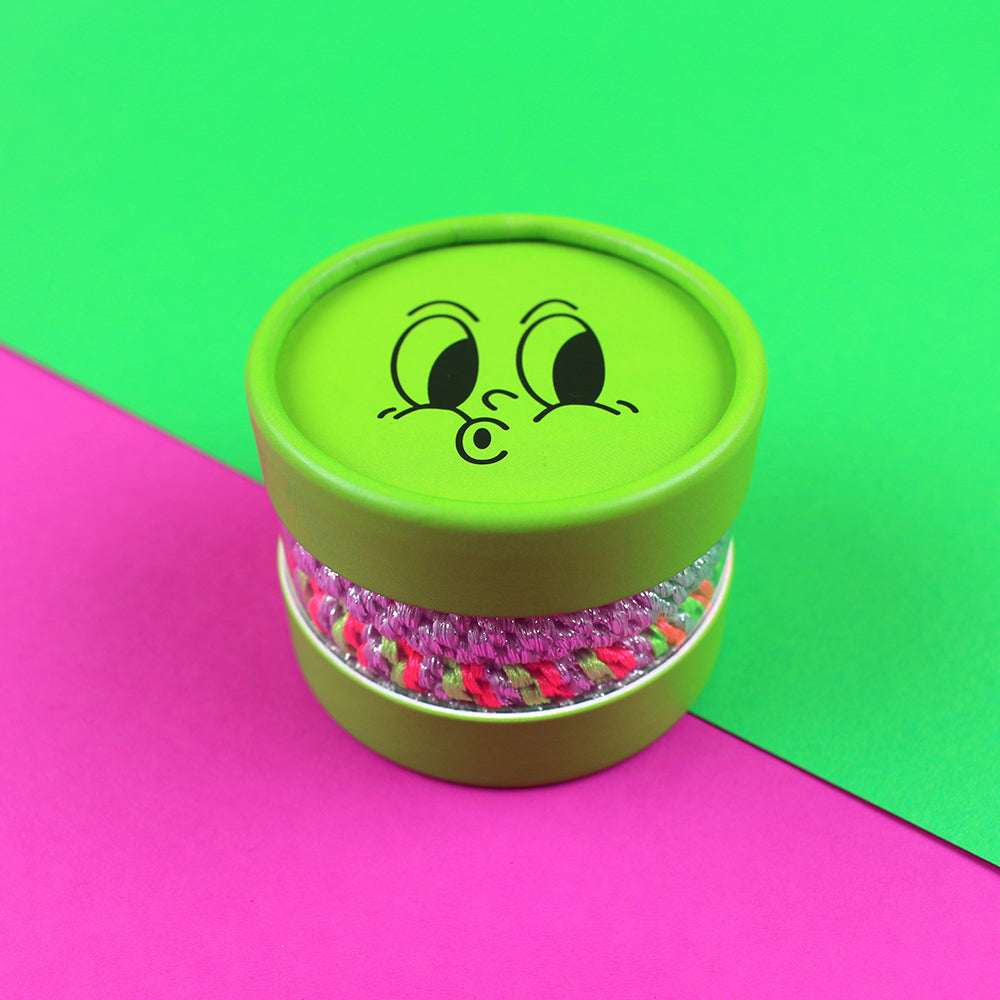 Pack 4 Gomas Pelo Plata/Verde