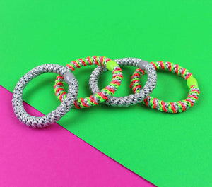 Pack 4 Gomas Pelo Plata/Verde