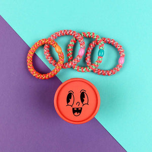 Pack 4 Gomas Pelo Neón Rosa