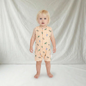 Pelele sin mangas dinos